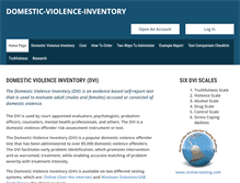 Tablet Screenshot of domestic-violence-inventory.com